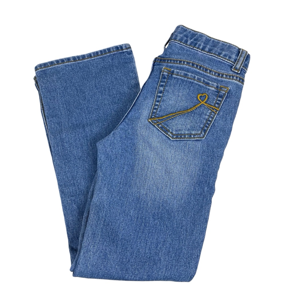 Est 89 Original Brand Girls Bootcut Jeans Stretch Adjustable Waistband Size 8